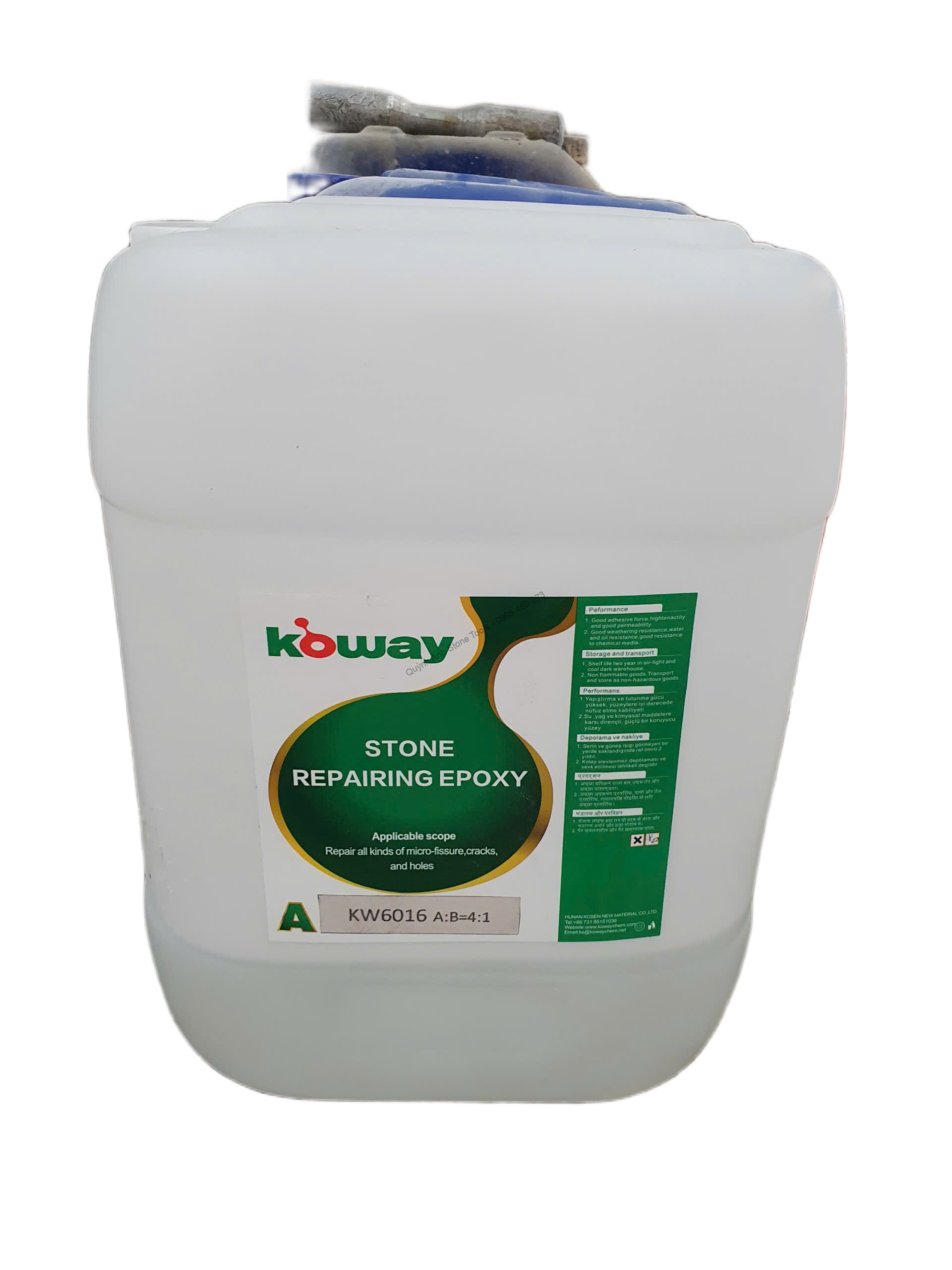 Keo epoxy dán lưới phủ vết nứt đá - Ảnh 3