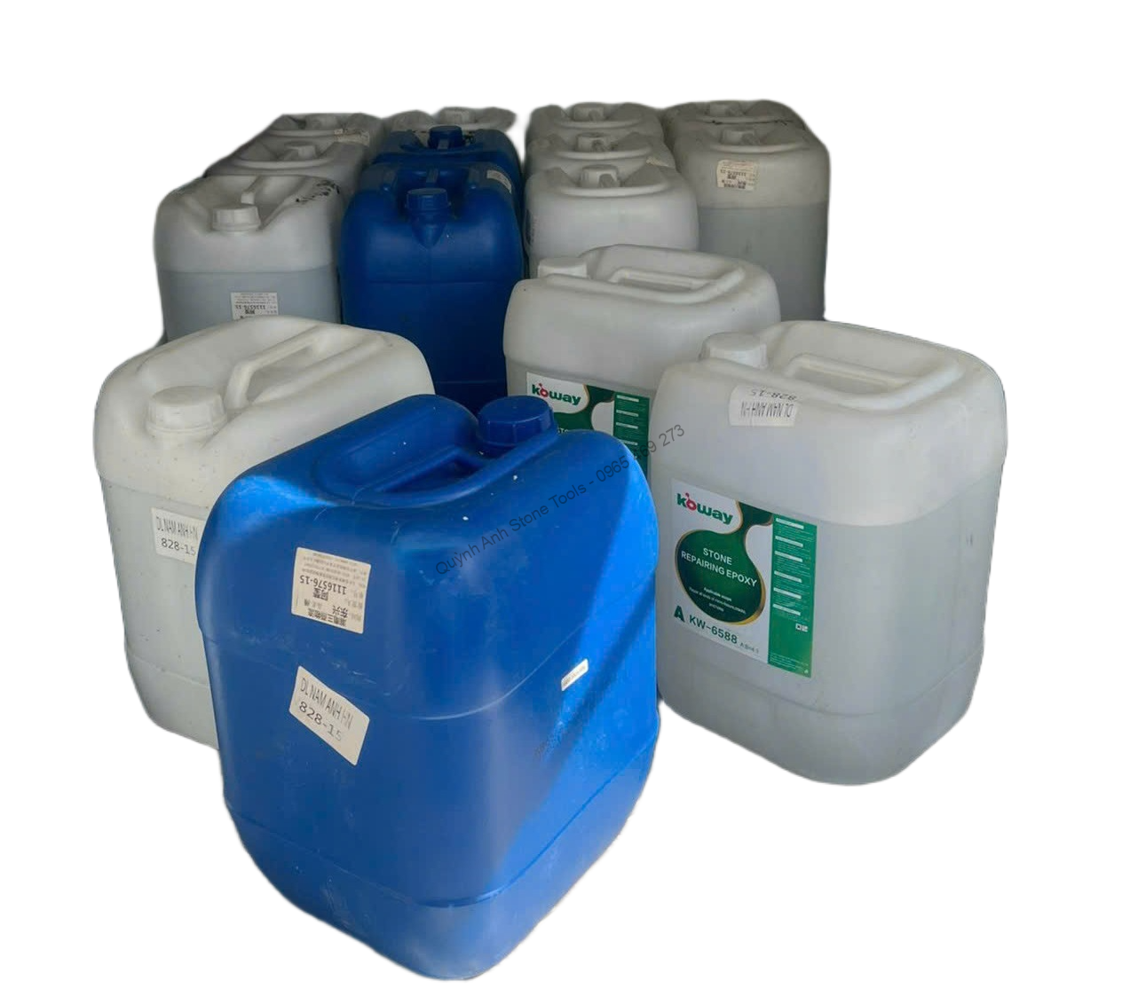 Keo epoxy dán lưới phủ vết nứt đá - Ảnh 6