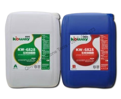 Keo epoxy dán lưới phủ vết nứt đá - Ảnh 2