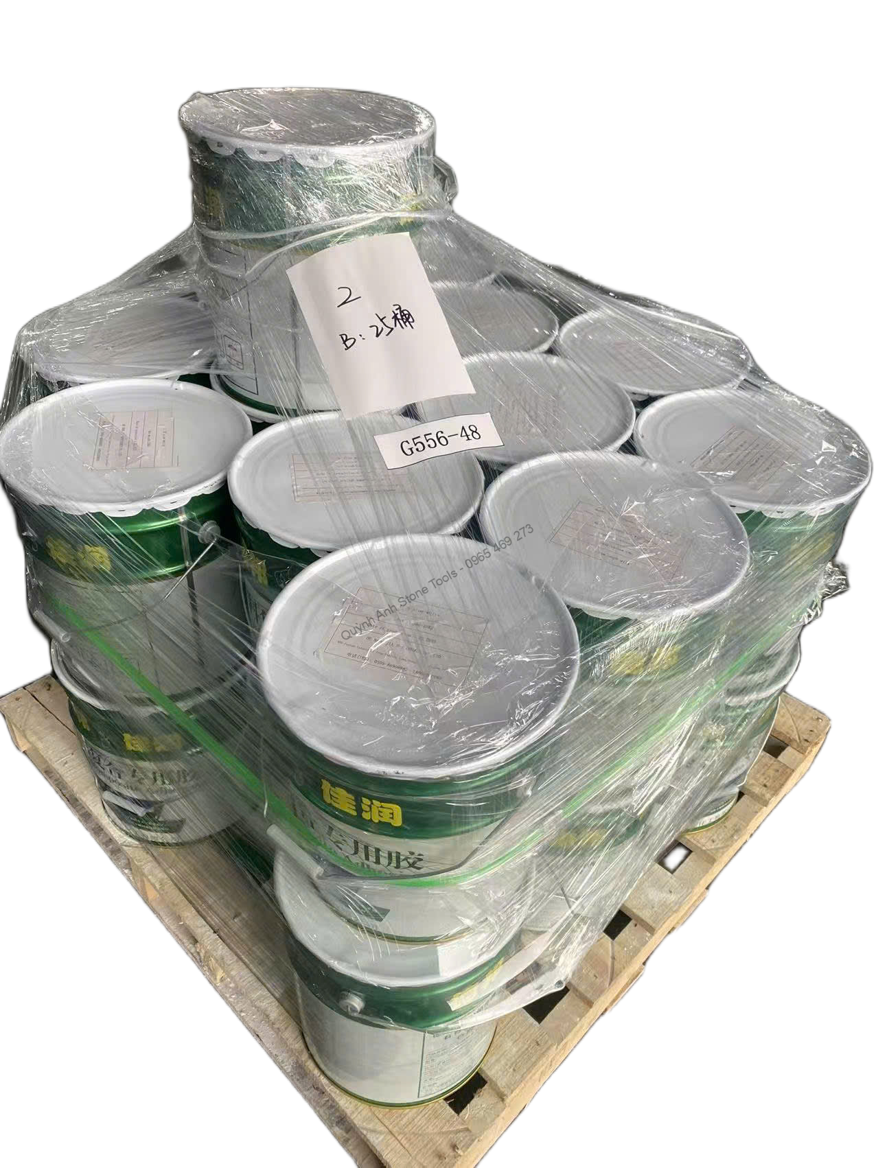 Keo epoxy bọc tăng cứng block đá - Ảnh 6